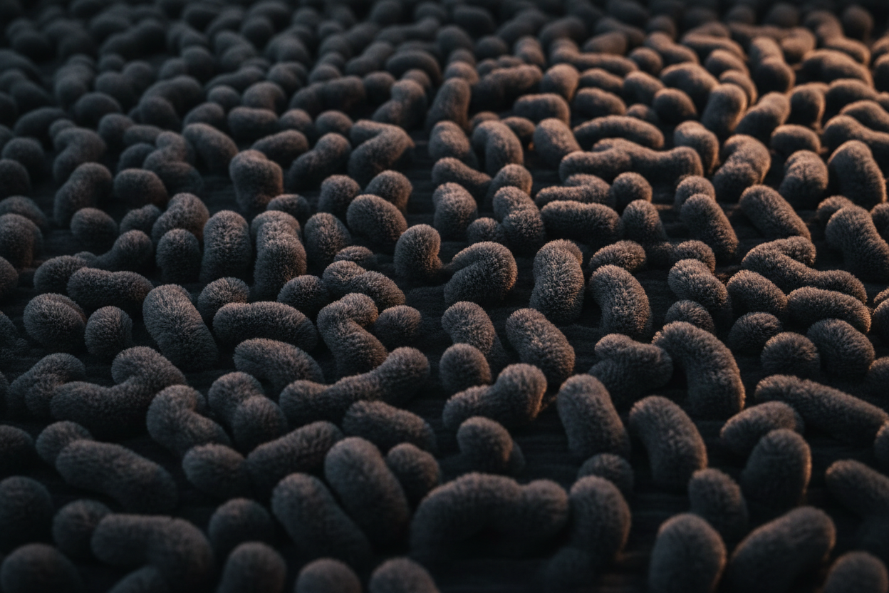Dark Grey Milk Velvet Fitted Sheet - ultra-close texture detail